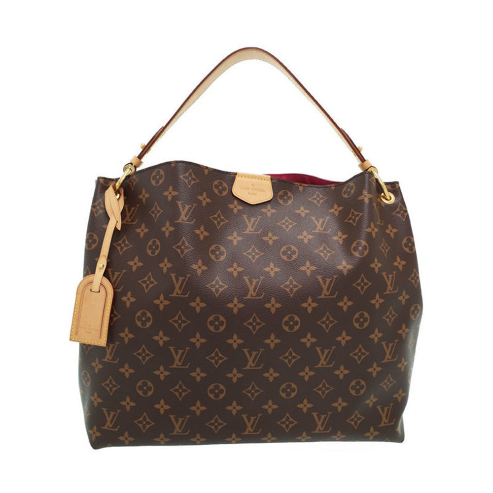Louis Vuitton Monogram Graceful MM Semi-shoulder Bag Brown